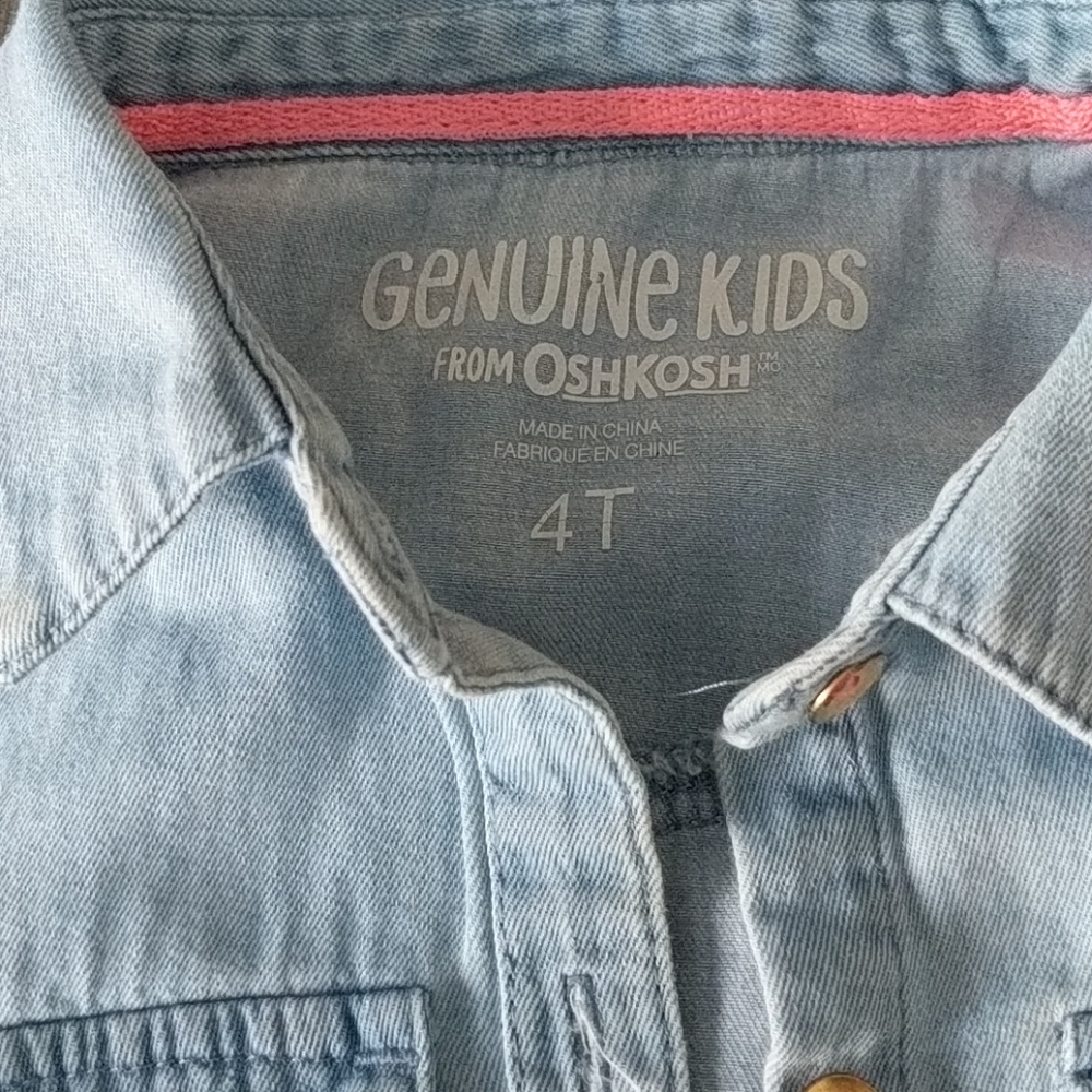 Kids chambray button down - Picture 2 of 3